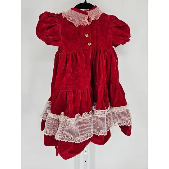 3t christmas dress Holly Jolly Christmas 3/4 Sleeve Pocket Twirl Dress 4T main image 1